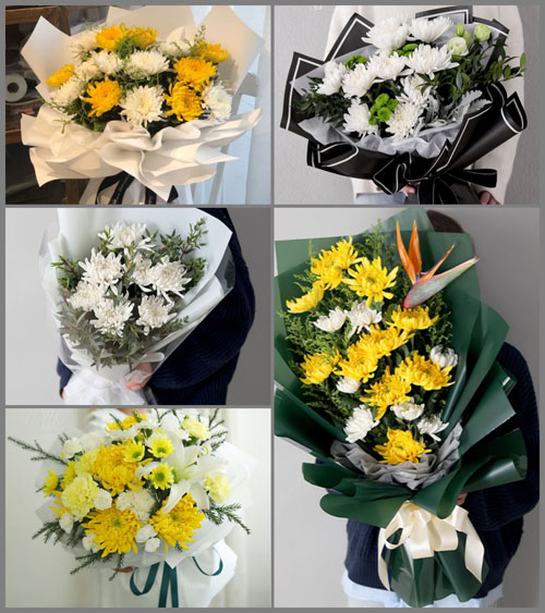 上海长宁区程家桥街道白事花束代送